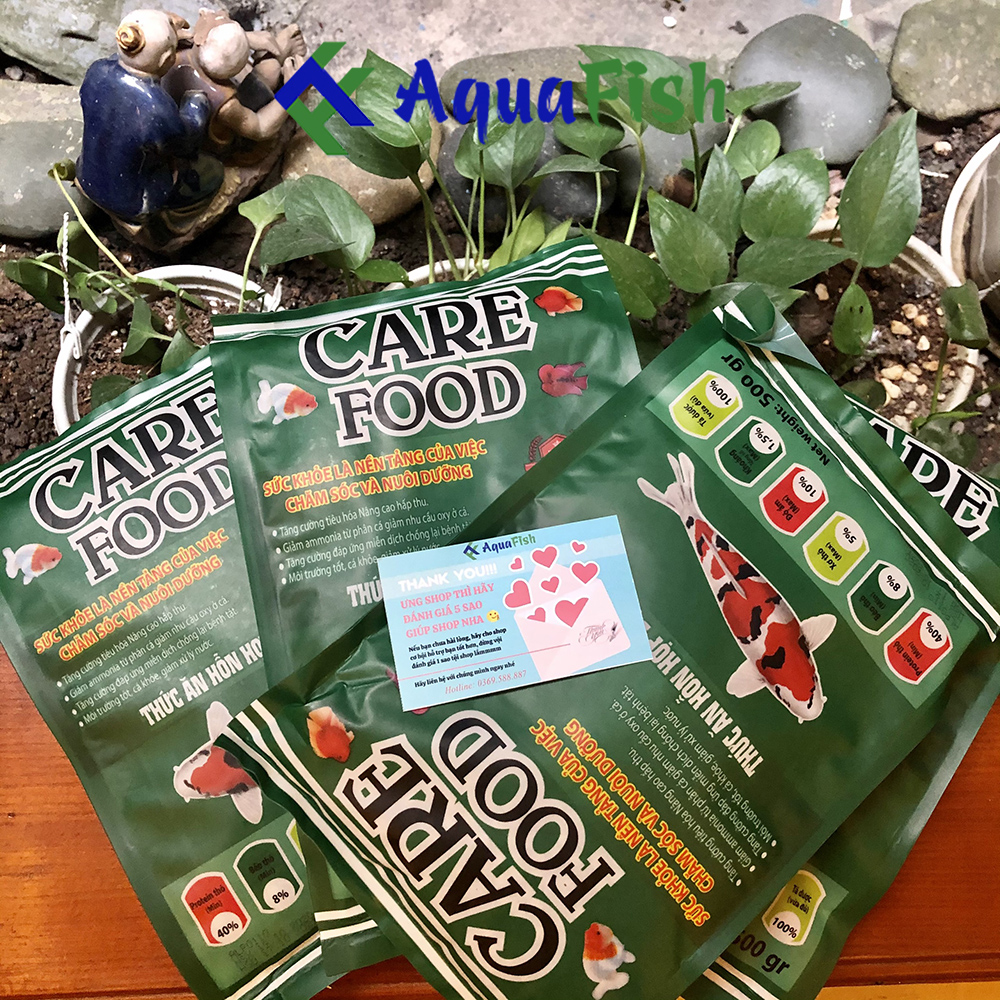 Thức Ăn Cho Cá Koi Care Food Growth Balance Gói 500g