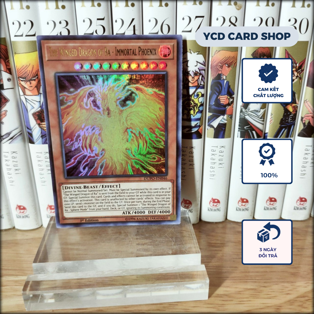 Thẻ bài yugioh chính hãng The Winged Dragon of Ra – Immortal Phoenix – Ultra Rare