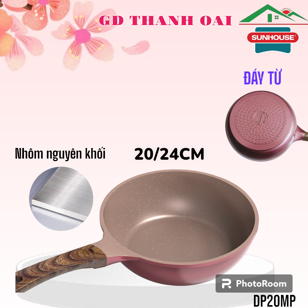 Chảo sâu lòng, đáy từ sunhouse dp20mp