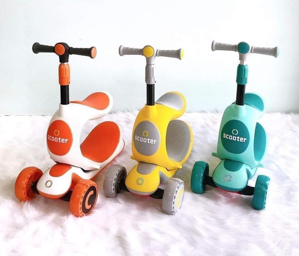 Xe Trượt Scooter 3In1 Cho Bé 30X60X66Cm
