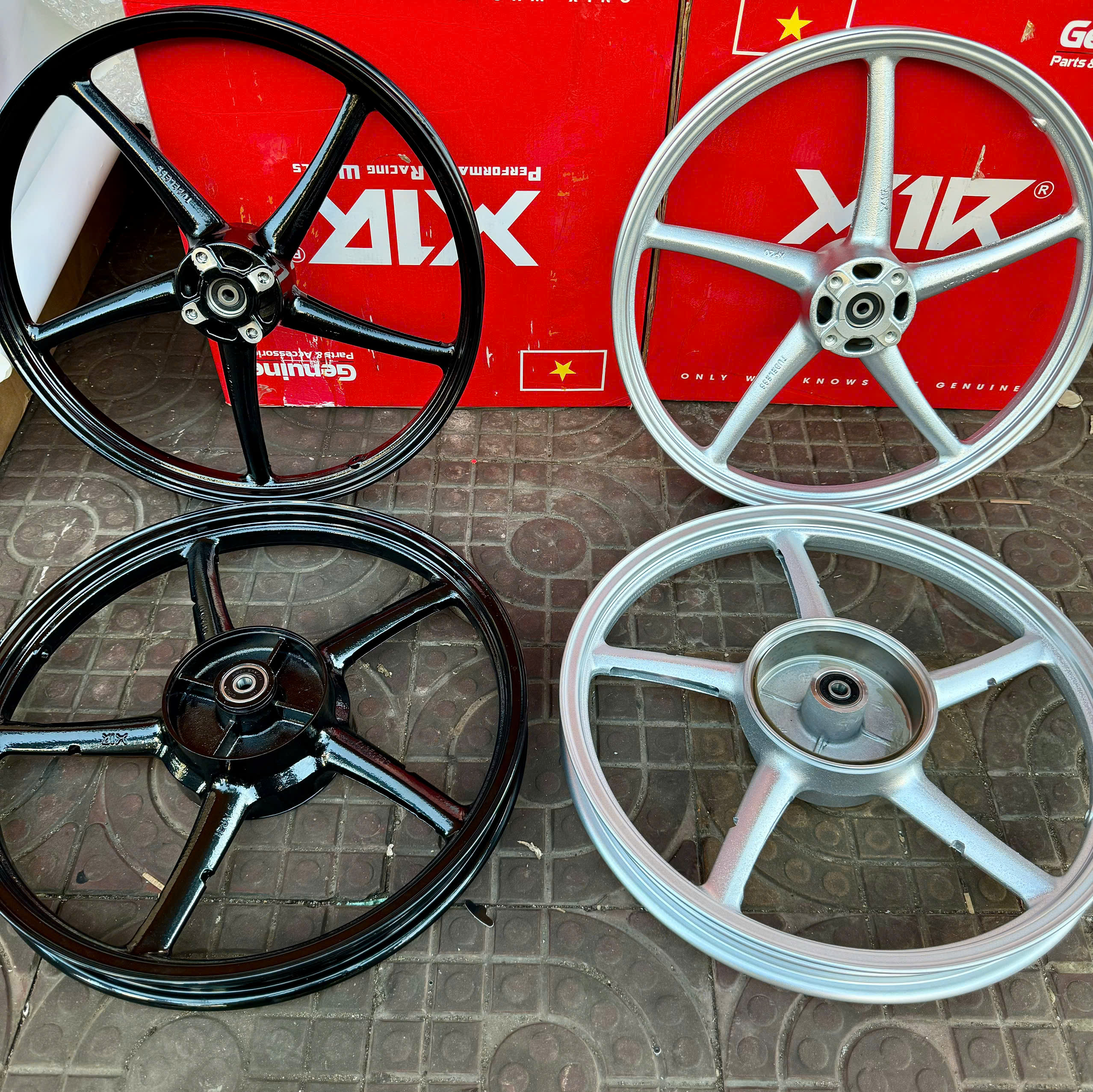 Mâm 5 cây X1r Sirius 50 , 110 chính hãng 1x40 - 1x60