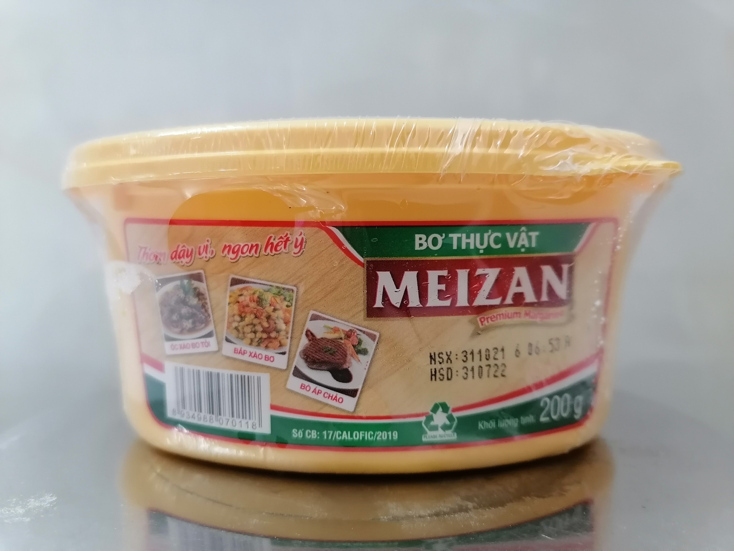[Hộp 200g] BƠ THỰC VẬT [VN] MEIZAN Premium Margarine (halal)