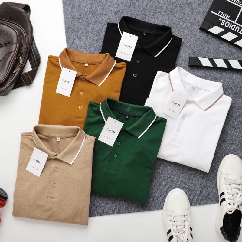 [có video] Áo thun nam cao cấp áo polo chuẩn đẹp vài dày đẹp đủ màu trơn cao cấp hàng chất lượng cao