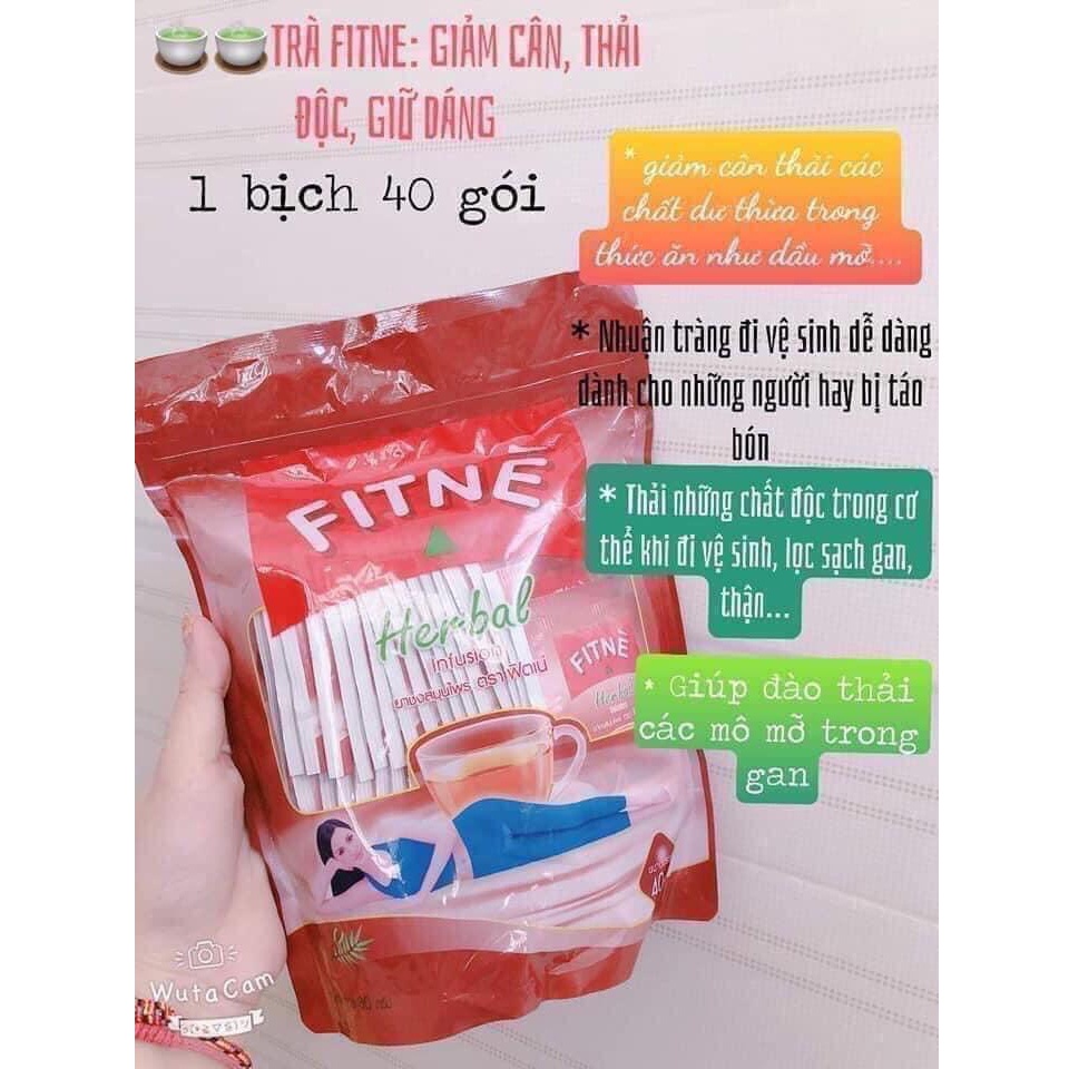 Trà thảo mộc FITNE Thái Lan - thanh lọc, thải độc cơ thể - 30 túi nhỏ - giao vị ngẫu nhiên