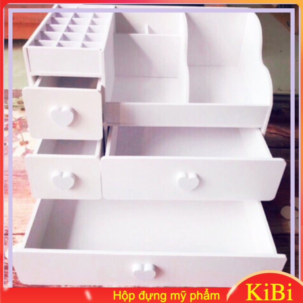 Kệ đựng mỹ phẩm Plus trắng