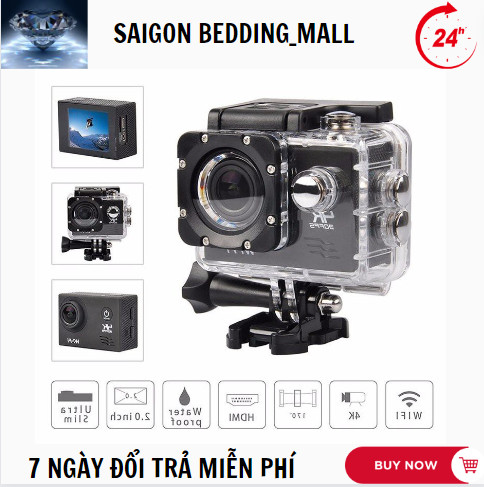 (New) CAMERA Hành Trình A19 -4K CÓ REMOTE FULL BOX - Camera Hành Trình 3.0 FULL BOX HD 4k Cam A19 - Camera hành trình mini chống nước - chống rung . Bảo Hành 12 tháng