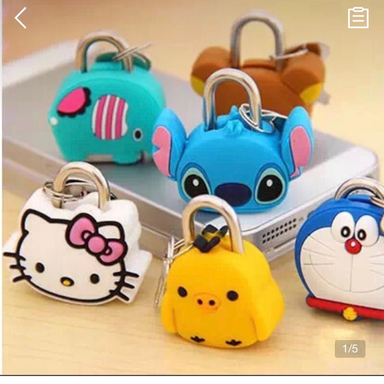 Ổ khoá mini hình thú siêu cute