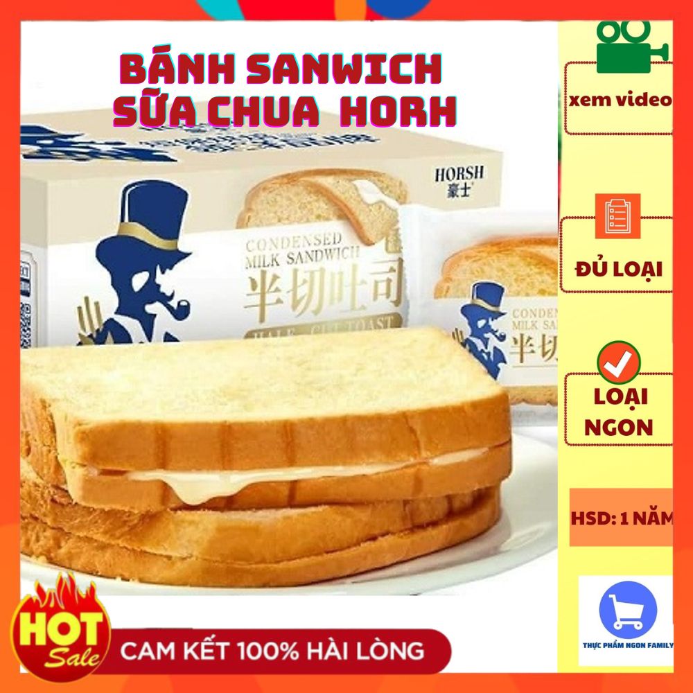 Bánh sanwich sữa chua horh - đồ ăn nhanh, đồ ăn vặt