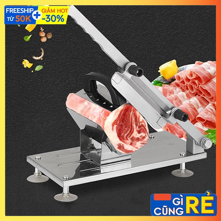 Máy cắt, thái thịt đông lạnh - chất liệu Inox , không han gỉ