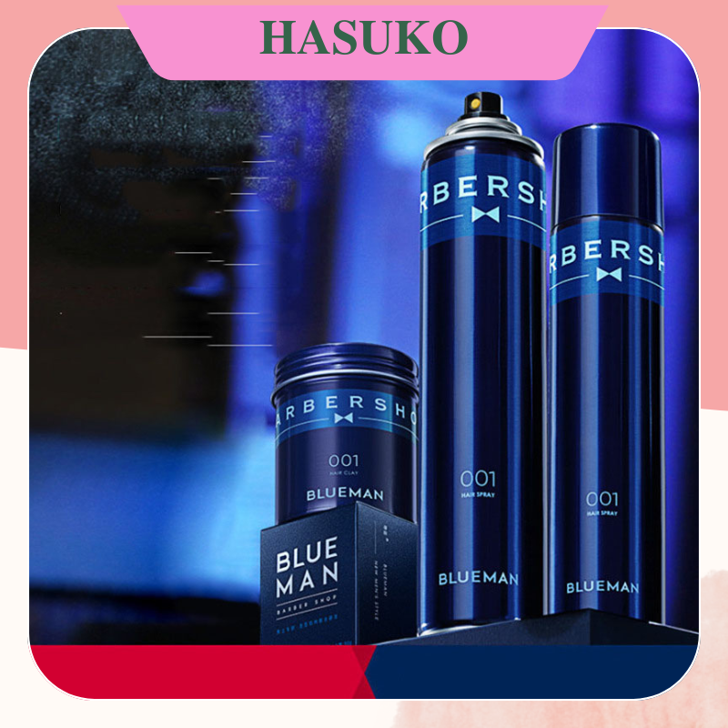 Sáp vuốt tóc & gôm xịt tóc nam blueman, tạo kiểu chuẩn salon, giữ nếp