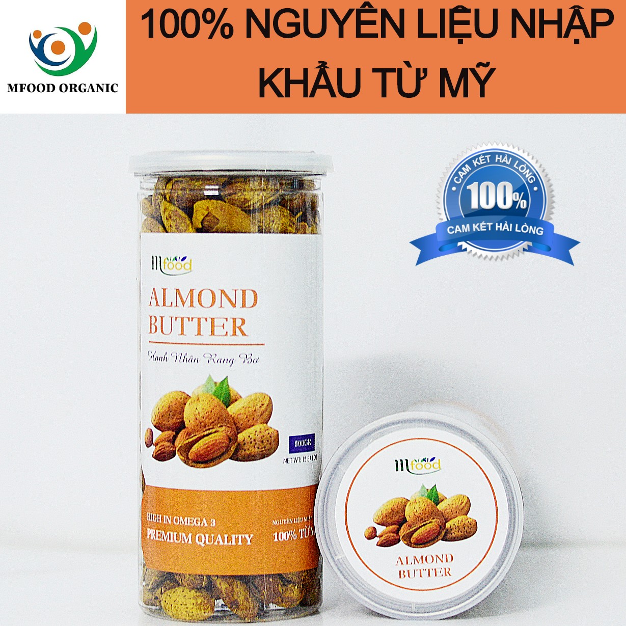 Hạnh nhân rang bơ hũ 500g