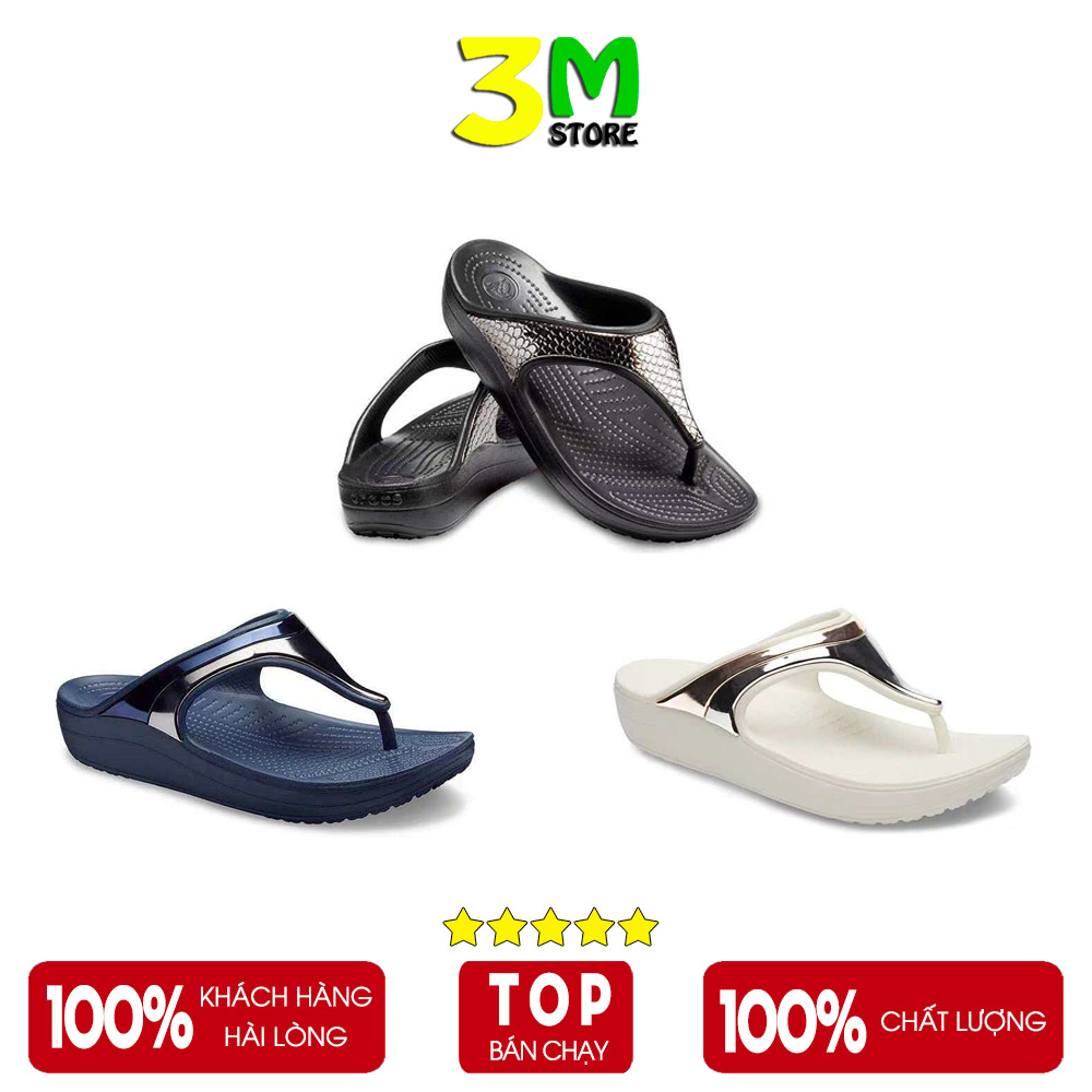 [HCM]Dép Tông Kẹp Ngón Cao 3cm Crosss Đẹp Êm Bền Nhẹ Cao Cấp Cho Nữ Nhiều Màu