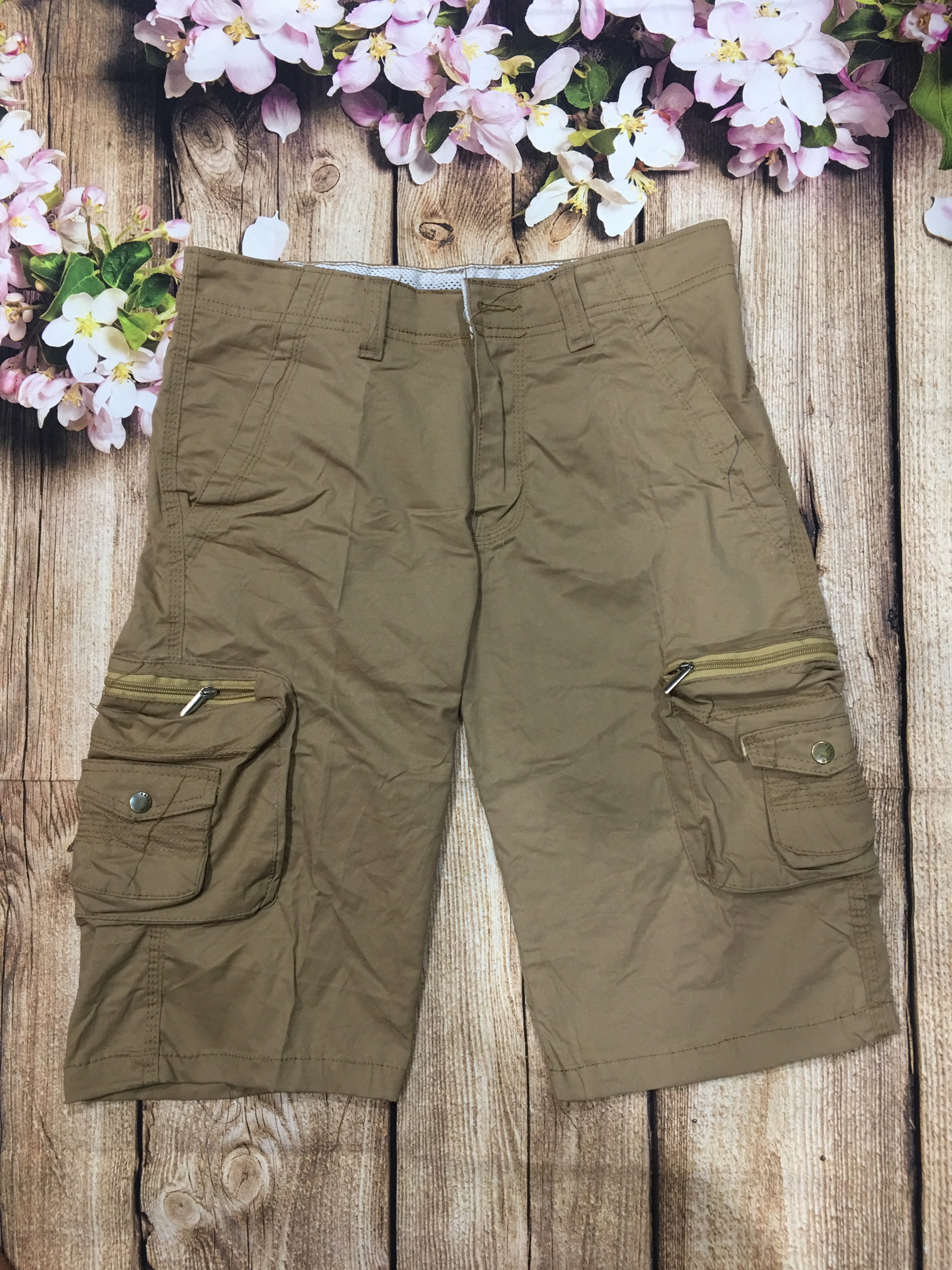 Quần short kaki túi hộp lính hàng việt