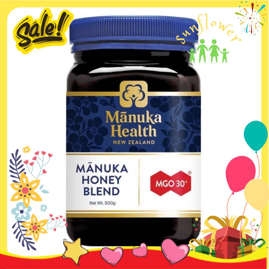 Mật Ong Manuka Health MGO 30+ Manuka Honey Blend 500g New Zealand giúp cải