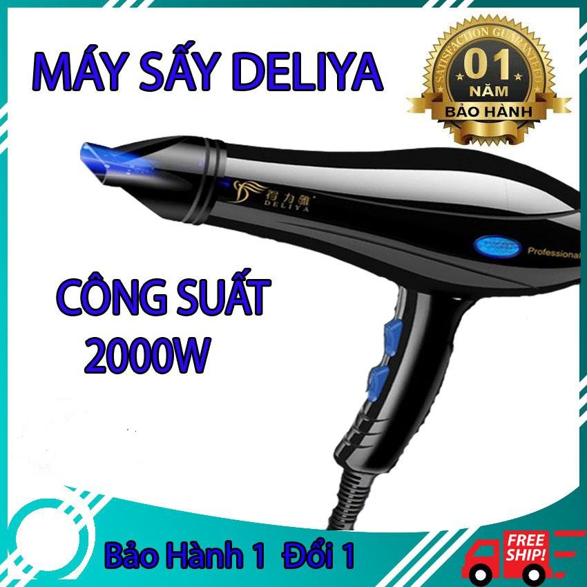 Máy Sấy Tóc- Máy Sấy Tóc Công Suất Lớn Deliya 2200W, 2 Chiều-  Làm Từ Chất Liệu Cao Cấp - Máy Sấy Tóc Mini - Máy Sấy Tóc Tạo Kiểu - Máy Sấy Tóc 2 Chiều