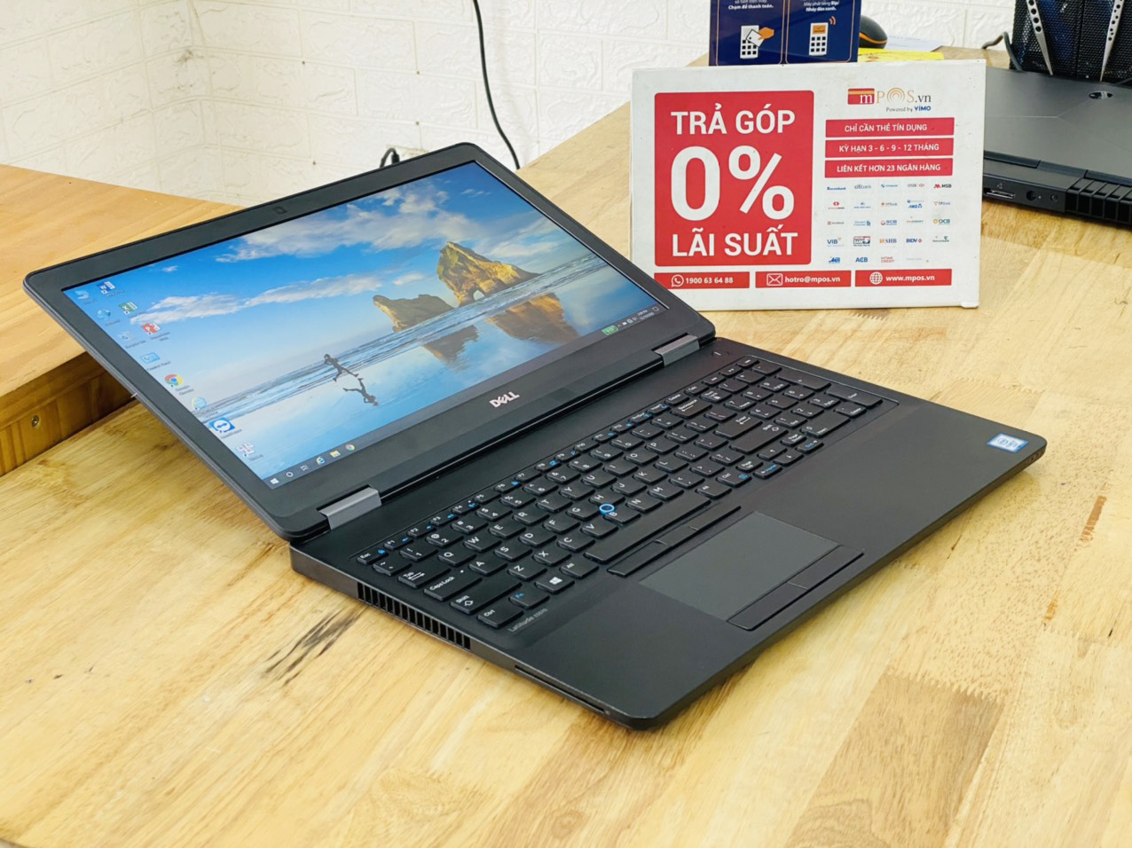 [Trả góp 0%]DELL LATITUDE E5570 CORE I7 6820HQ Ram 16G SSD 256G 15.6inch FHD VGA