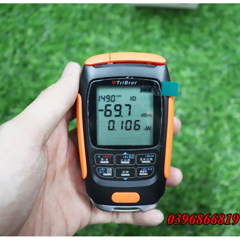 Máy đo💥💥công suất quang mini tribrer apm50nt tích hợp đèn soi - vfl 15km -test lan