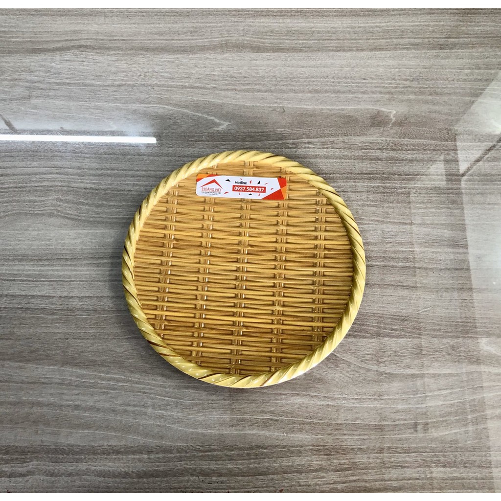 Combo 10 mẹt nhựa giả tre dtr06 20.7cm