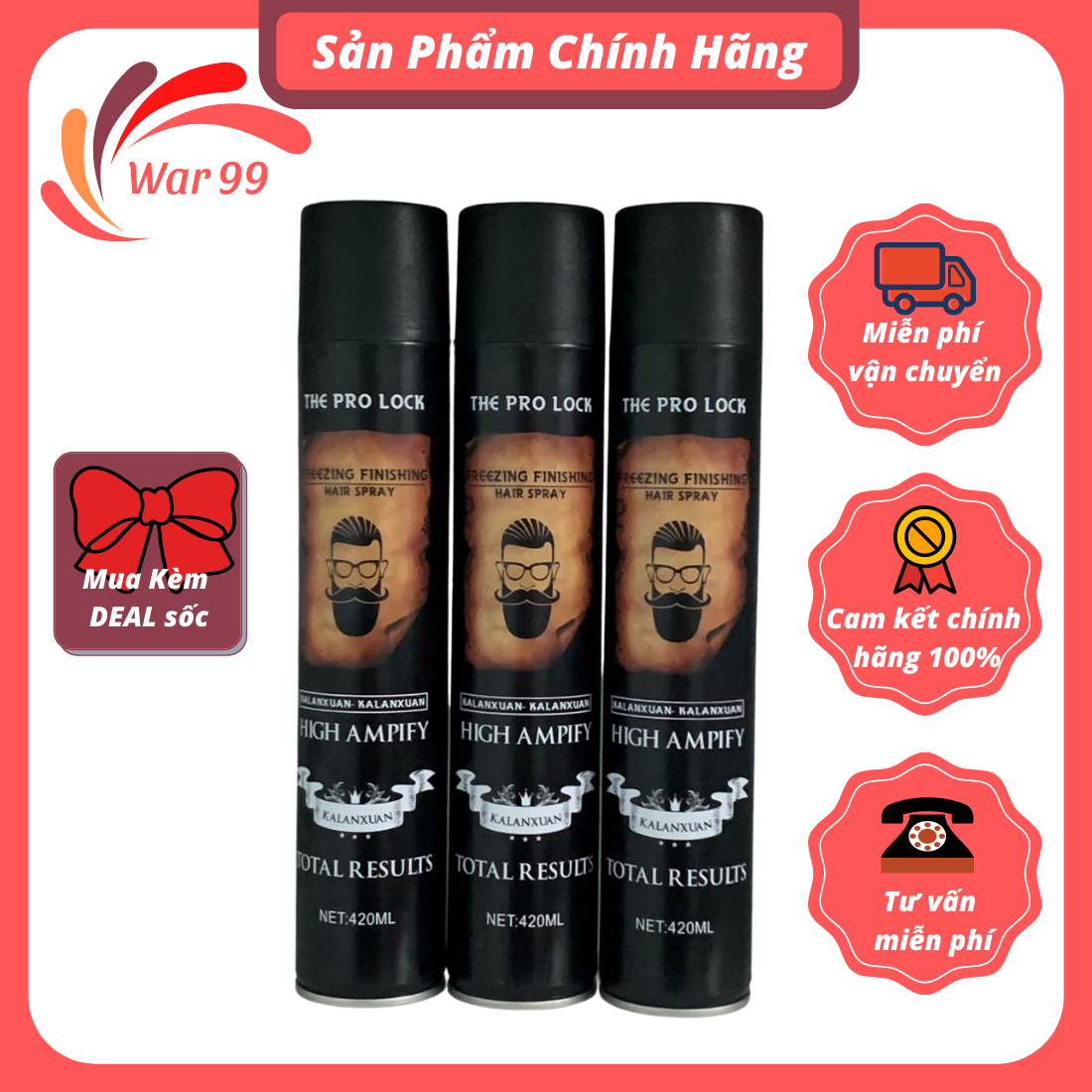 Combo 3 gôm xịt tóc nam tạo kiểu tóc SILHOUETTE keo xịt tóc giữ nếp tóc bồng đẹp