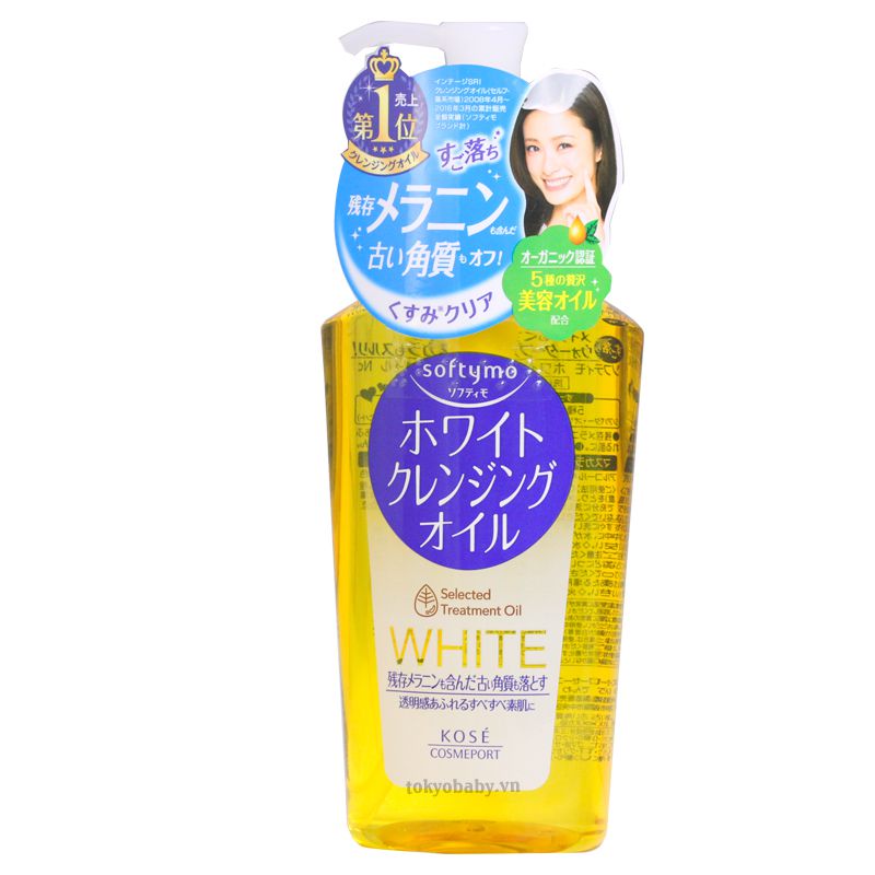 Dầu Tẩy Trang Kosé Softymo Cleansing Oil White 230ml