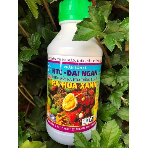 Phân bón lá htc đại ngàn ra hoa xanh hpc 97 500ml giúp cây ra hoa đồng loạt, ức chế đọt non, chặn ngọn- có quà tặng kèm - phân bón lá htc đại ngàn ra hoa xanh hpc 97