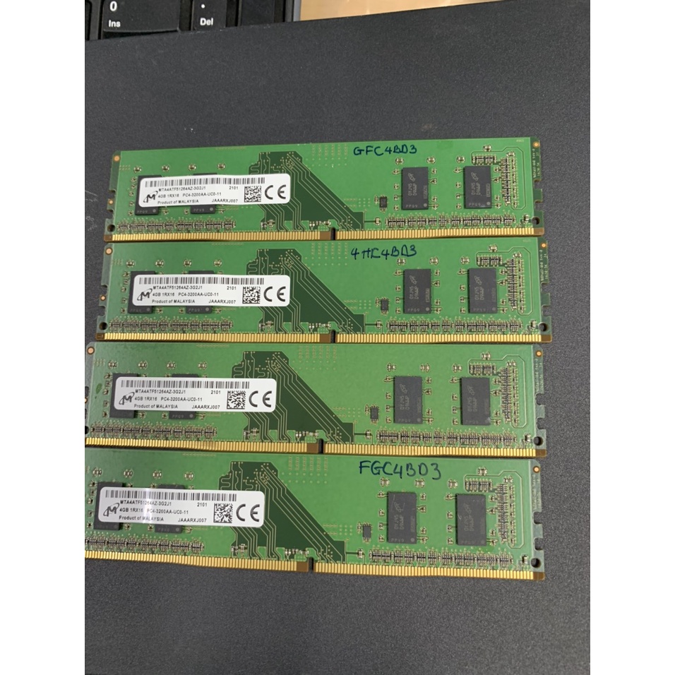 Ram desktop ddr4 micron 4gb bus 3200 mta4atf51264az-3g2j1