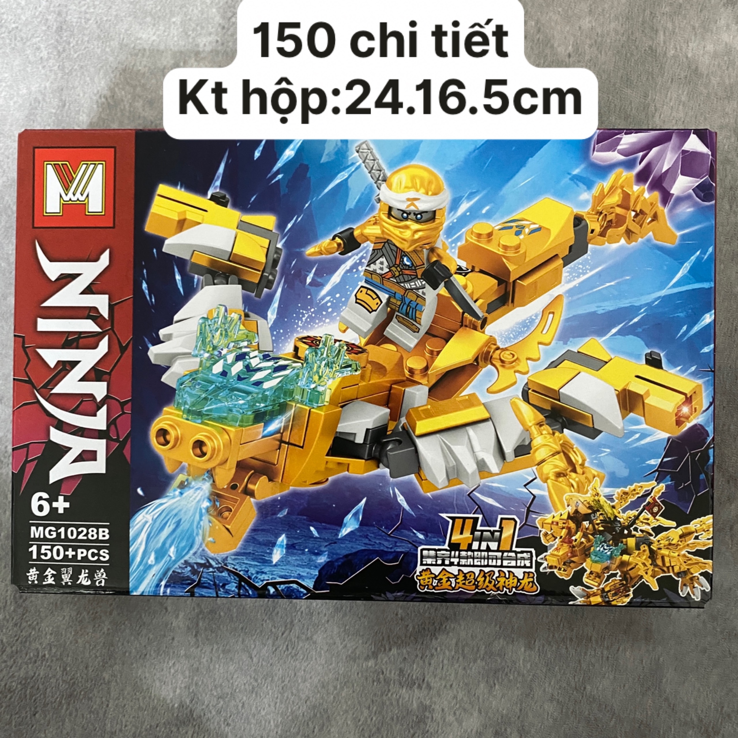 Ninjago Rồng Xe- Đồ Chơi Mô Hình Lắp Ráp Ninjago Robot Dragon Rising Hottrend