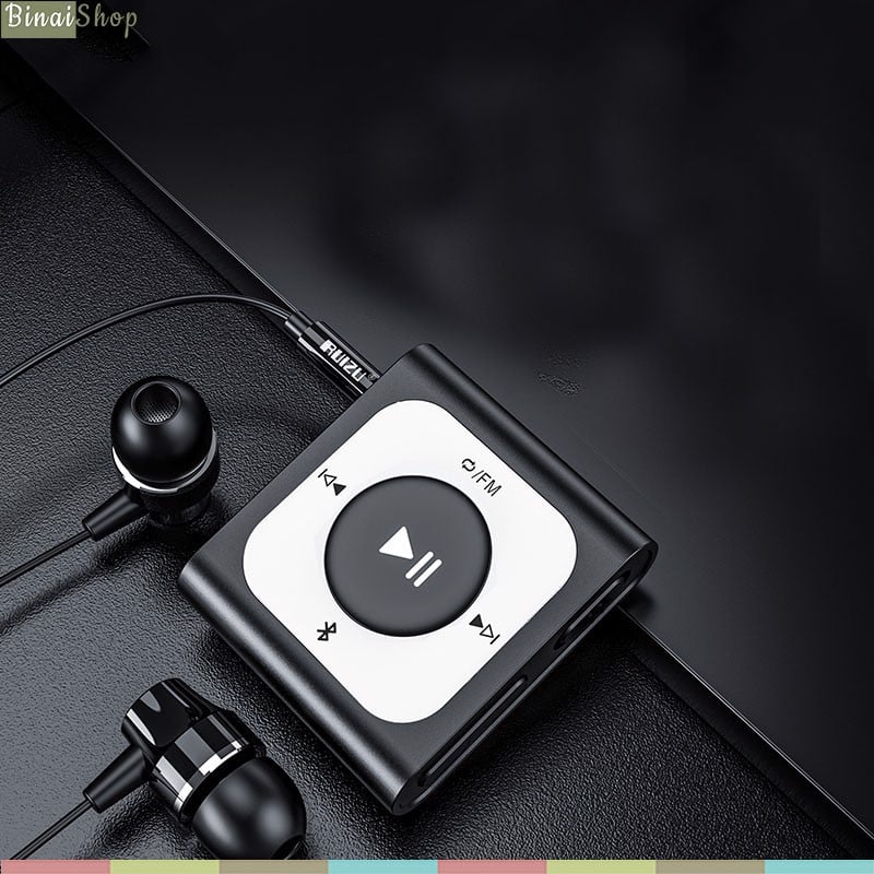 Ruizu X66 - Máy Nghe Nhạc Thể Thao Nhỏ Gọn, Có Bluetooth (Tặng Tai Nghe Nhạc)