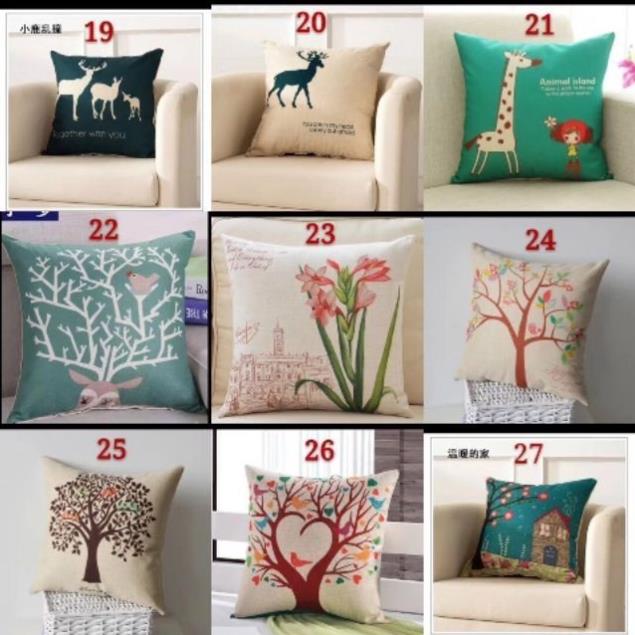 Vỏ Gối tựa lưng sofa, Gối tựa văn phòng ngẫu nhiên
