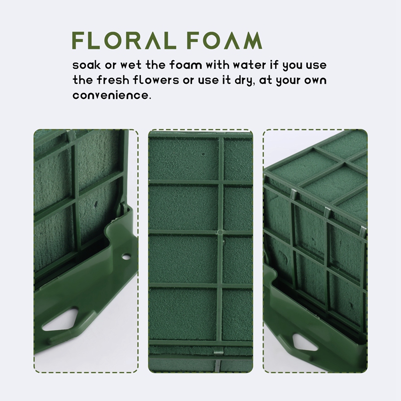 2 Pack Floral Foam Cage For Flower Arrangements Dry And Wet Floral Foam For  Fresh Artificial Flowers Florist Foam