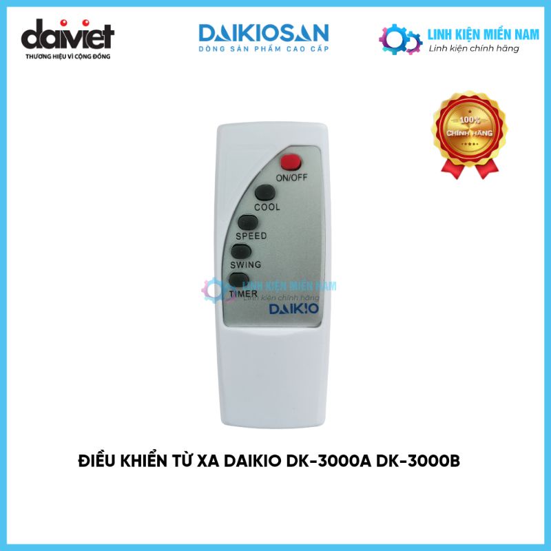 Điều khiển từ xa daikio dk-3000a dk-3000b