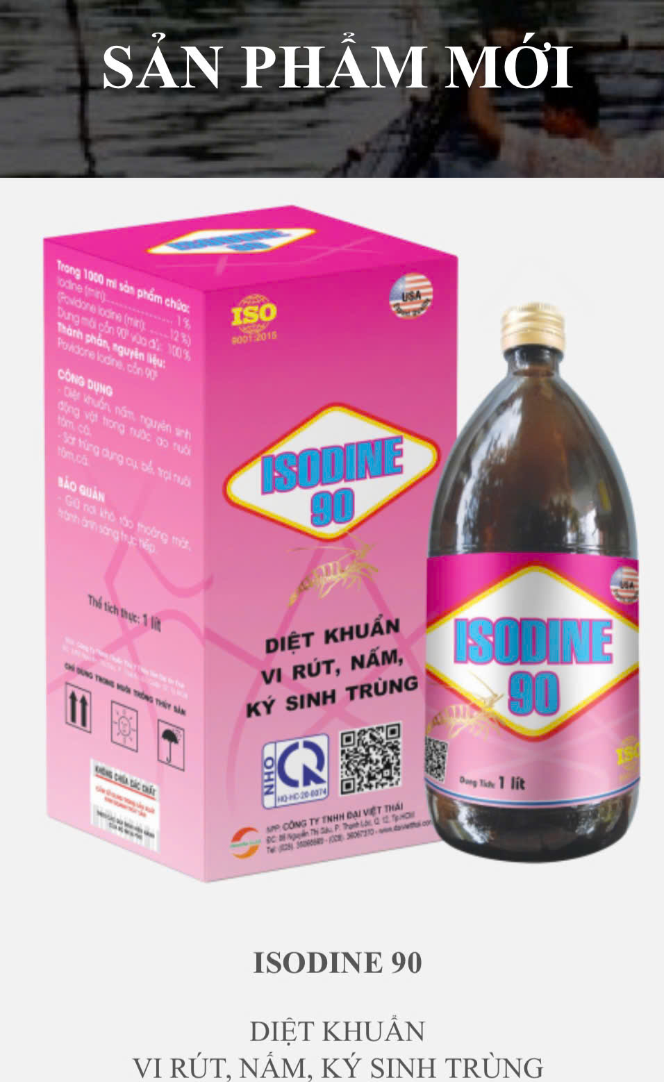 isodine 90 diệt khuẩn, vr,kst 1 chai 1 lit