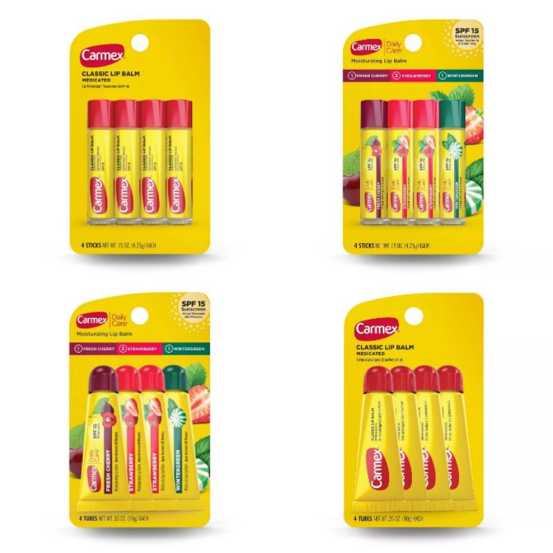 Son Dưỡng Môi Carmex Lip Balm SPF15 Giúp Dưỡng Ẩm Và Làm Mềm Môi