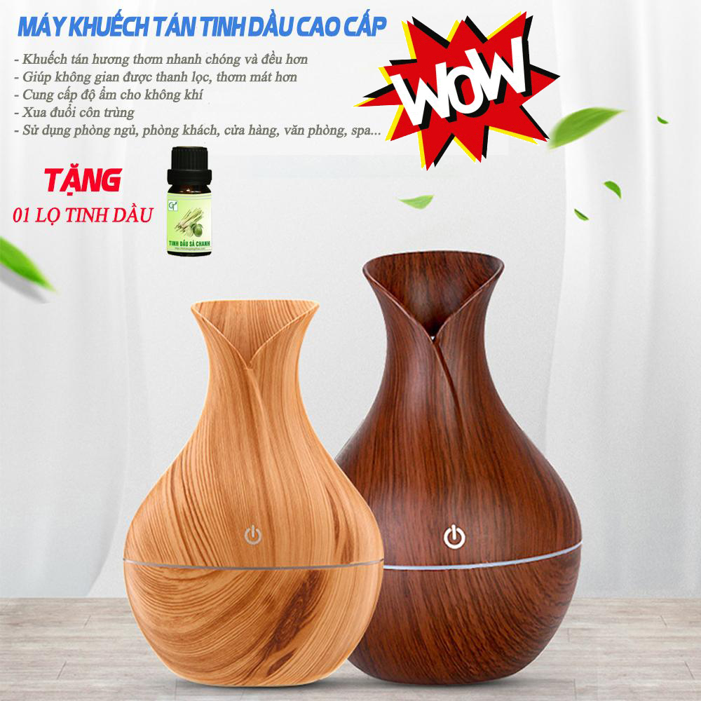 Máy Phun Tinh Dầu, Máy Khuyech Tan Tinh Dau, Máy Phun Sương, Máy Phun Tinh Dầu - Thanh Lọc Không Khí, Giảm Bụi Bẩn, Khử ION, Cải Thiện Sức Khỏe, Giúp Giảm Căng Thẳng - Khả Năng Lan Tỏa Mùi Hương Tuyệt Vời
