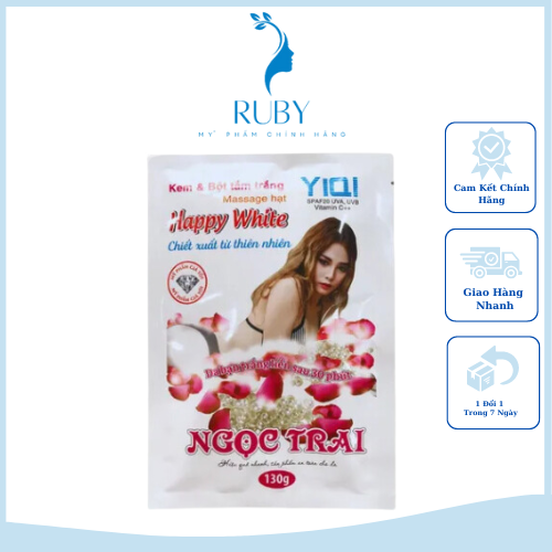 Gói tắm trắng Ngọc Trai Happy White
