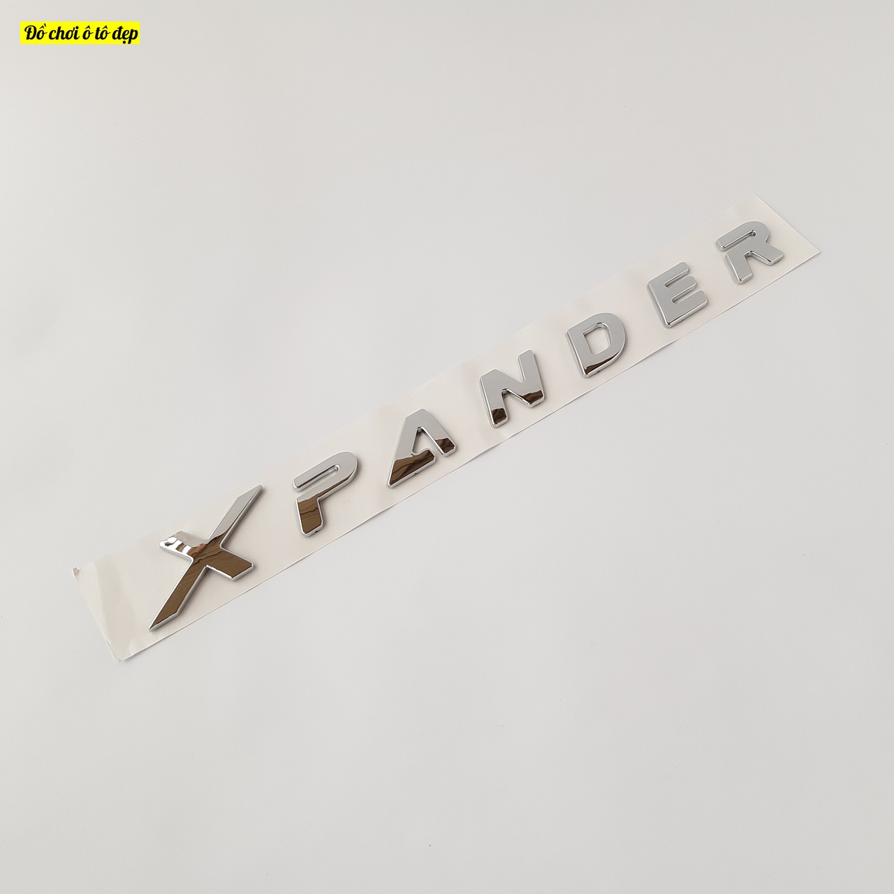 Tem Dán Chữ Nổi Xpander Màu Bạc Bóng