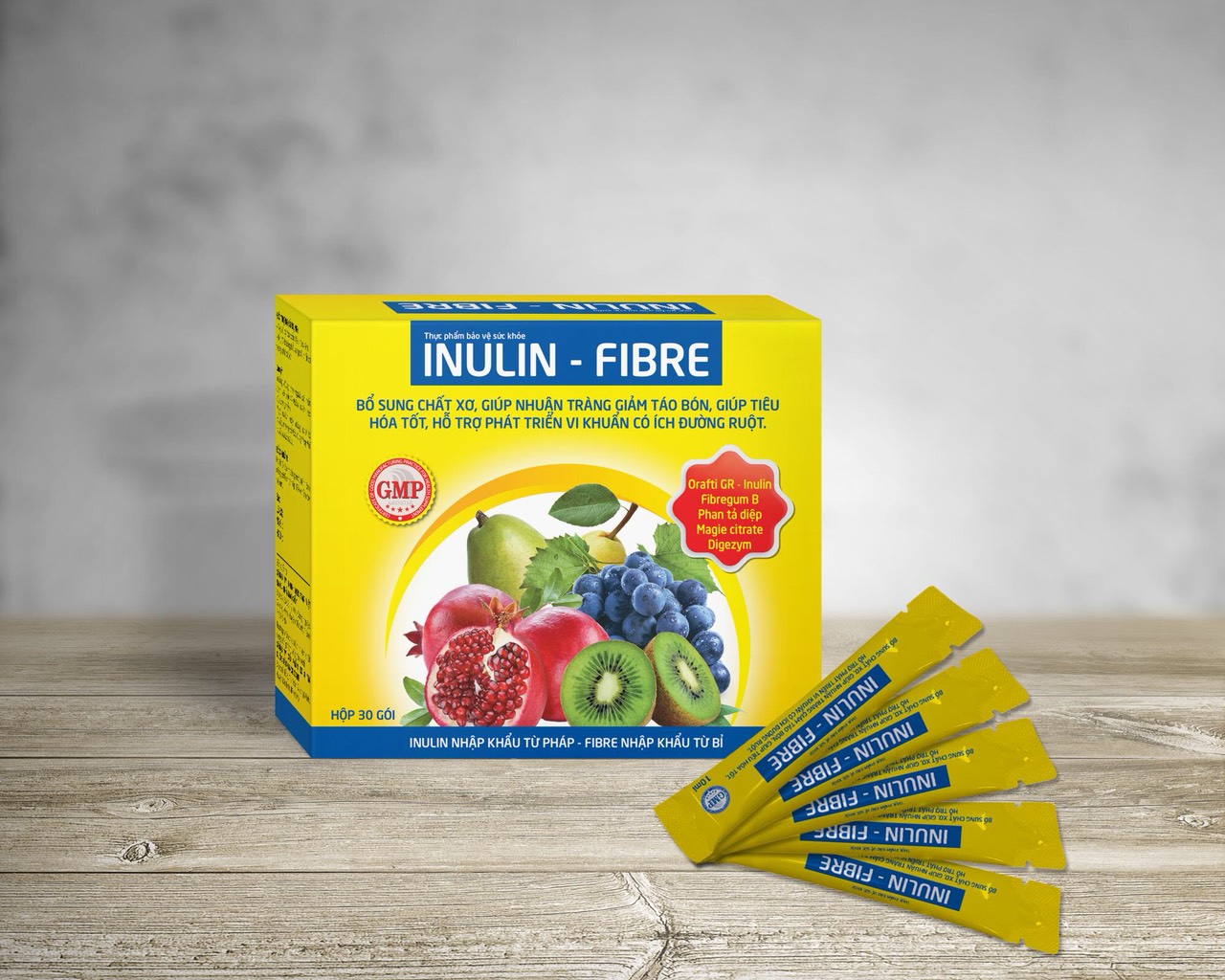 Bố sung chất xơ giúp nhuận tràng giảm táo bón- inulin fibre