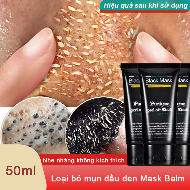 Mặt nạ làm sạch than tre 80ML Tẩy mụn đầu đen Mặt nạ làm sạch sâu Mặt nạ làm sạch than tre