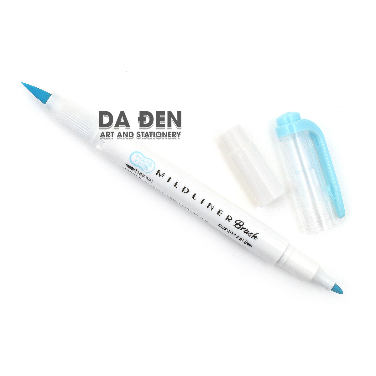 [DA ĐEN] Bút Zebra Mildliner Dual Brush Pen Chính Hãng - BLUE (MB)