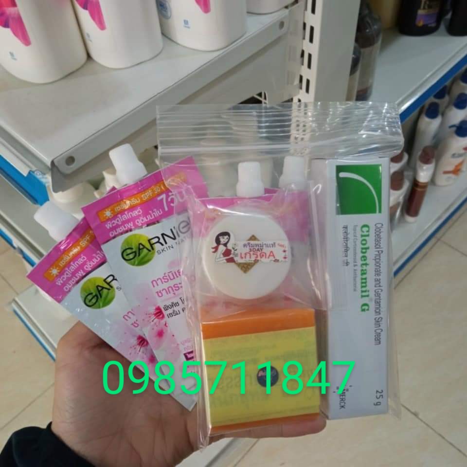 Bộ Nám Clobetamil g 5 món Thái Lan