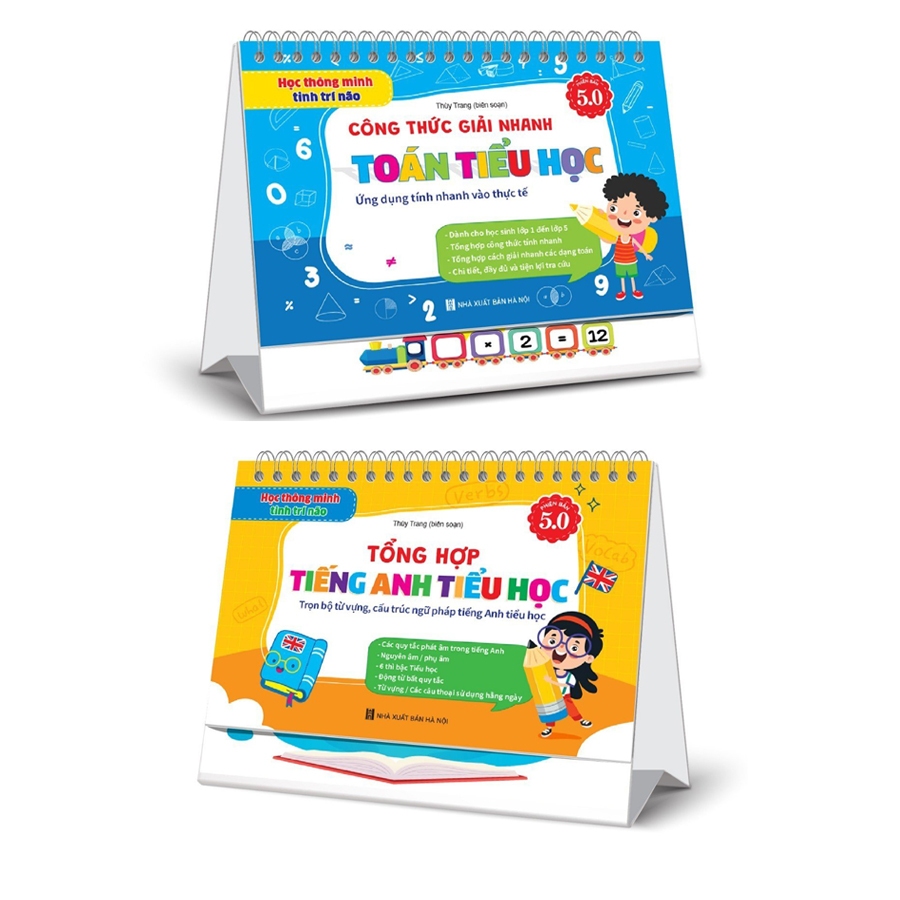 Sách - bộ lịch công thức giải nhanh toán và tổng hợp kiến thức tiếng anh tiểu học chưa có đánh giá 0 đã bán