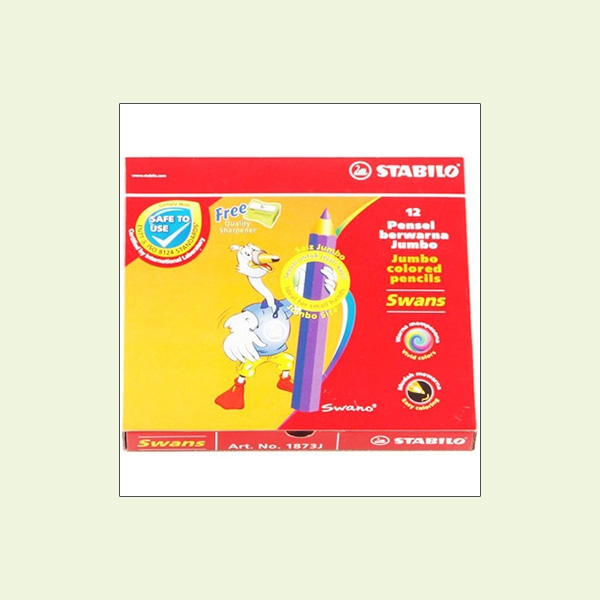 Bút chì 12m clj1877l stabilo swans jumbo, dài
