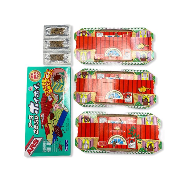 Bẫy Gián Gokiburi Nhật Bản Hộp 3 Miếng Chính Hãng