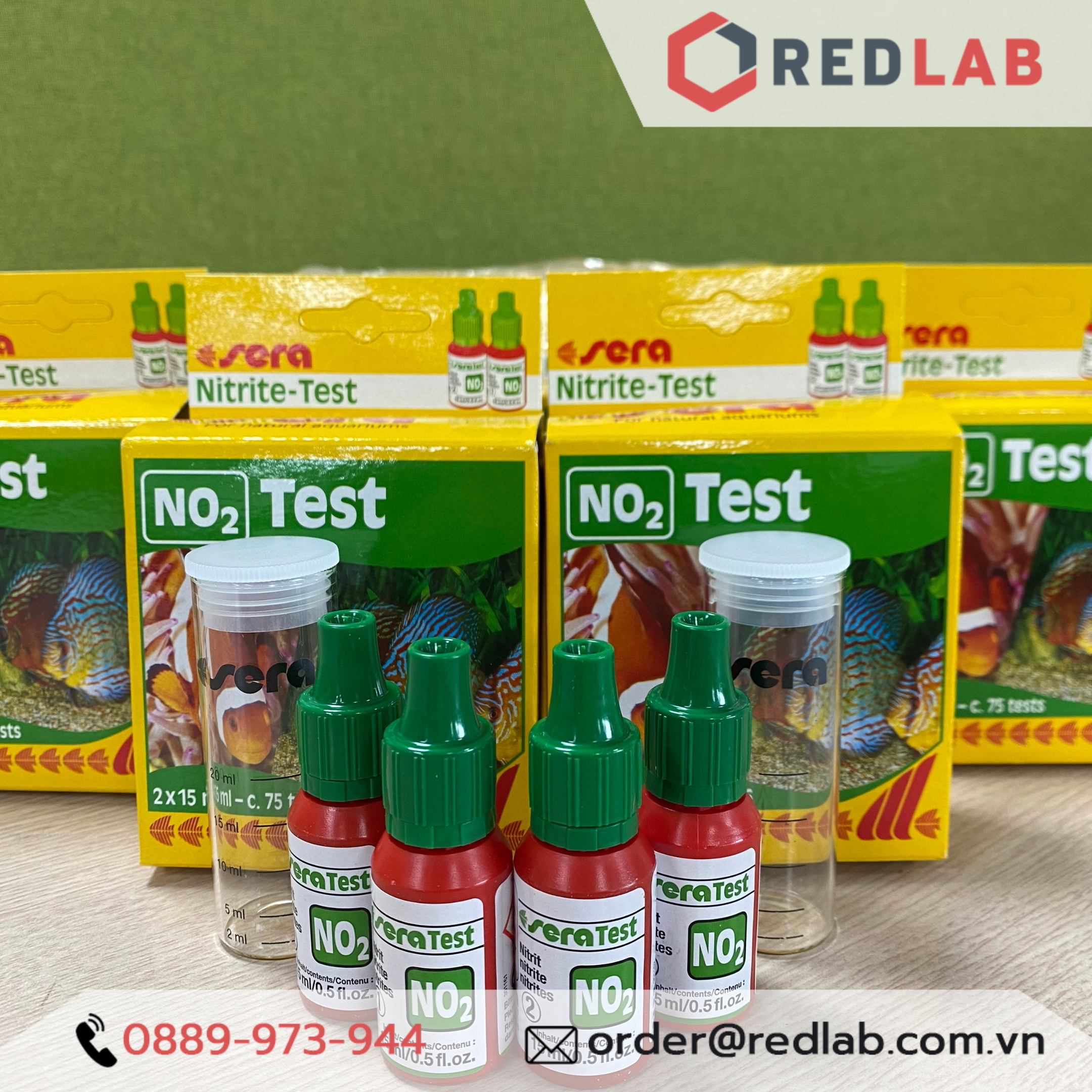 Test NO2 Sera - Xác định nhanh nồng độ Nitrit trong nước chính hãng giá tốt, CÓ VAT