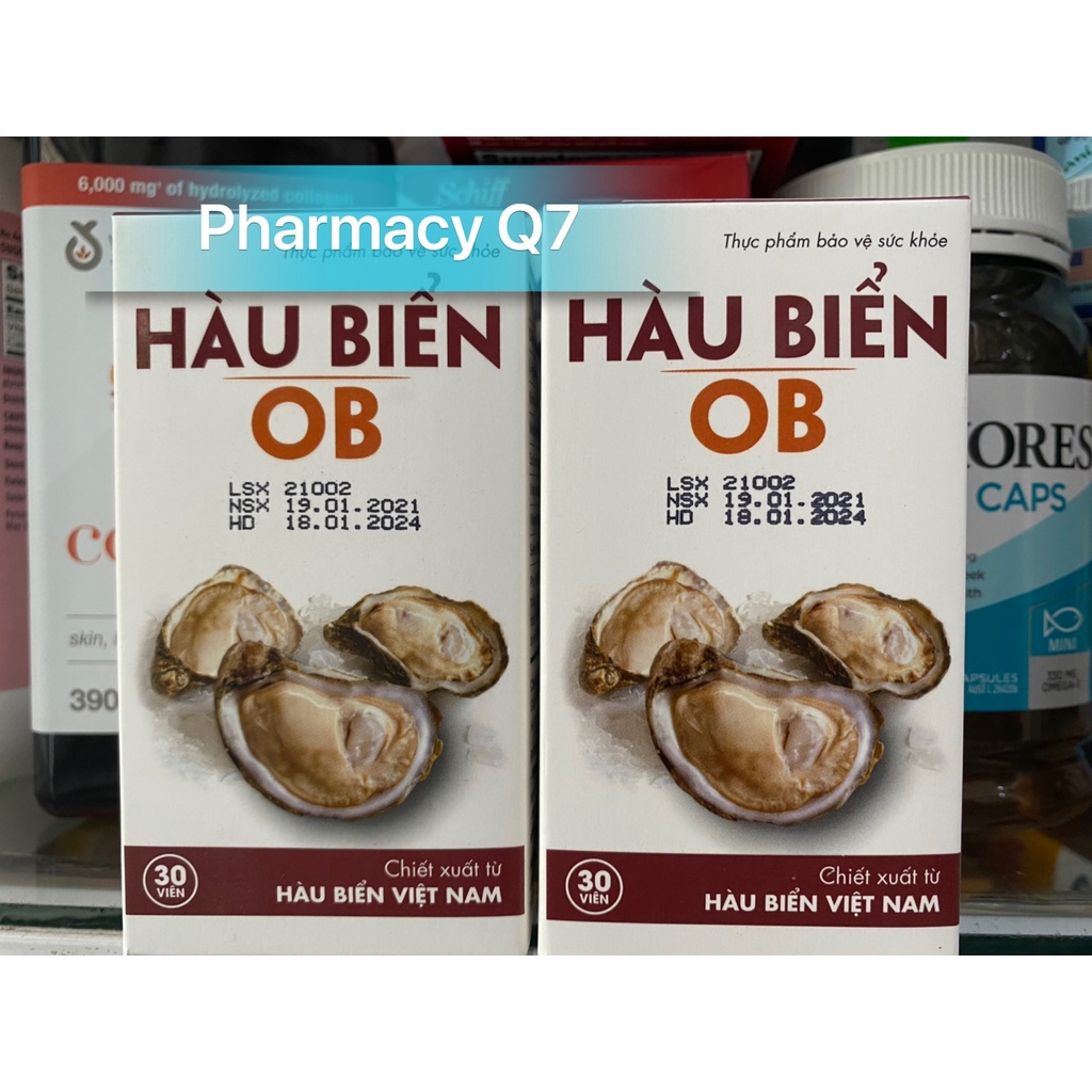 Tinh hàu biển ob - hàu ob tinh chất hộp 30 viên