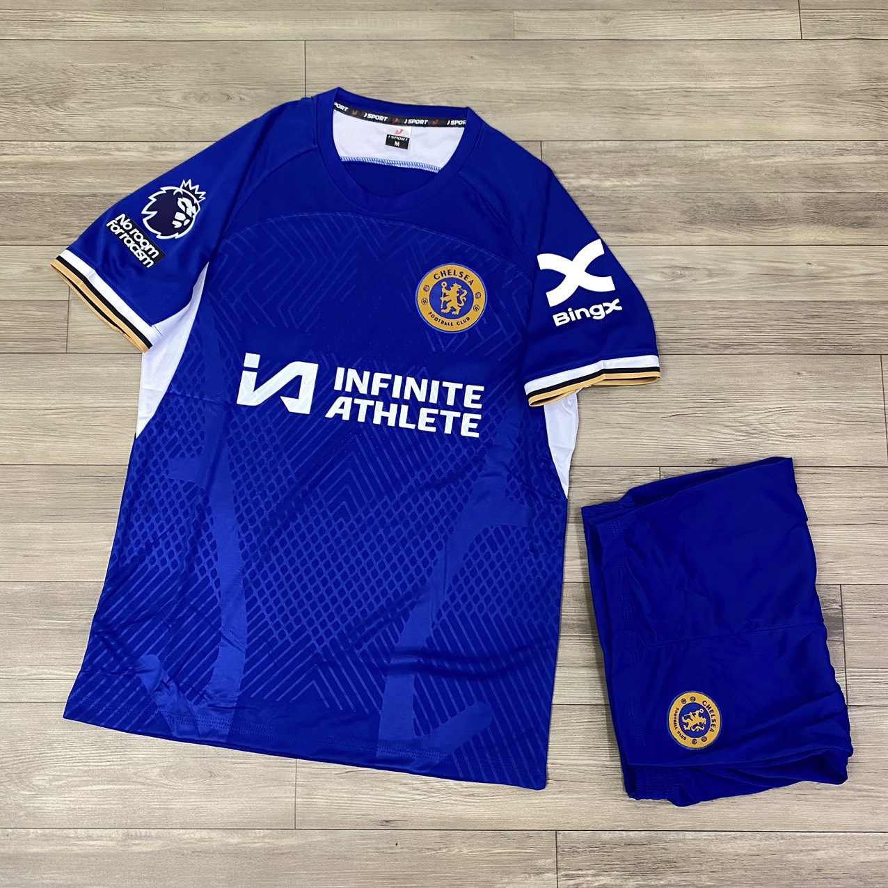 Bộ quần áo đá banh chelsea xanh sân nhà 2024 -lg no room+bingx