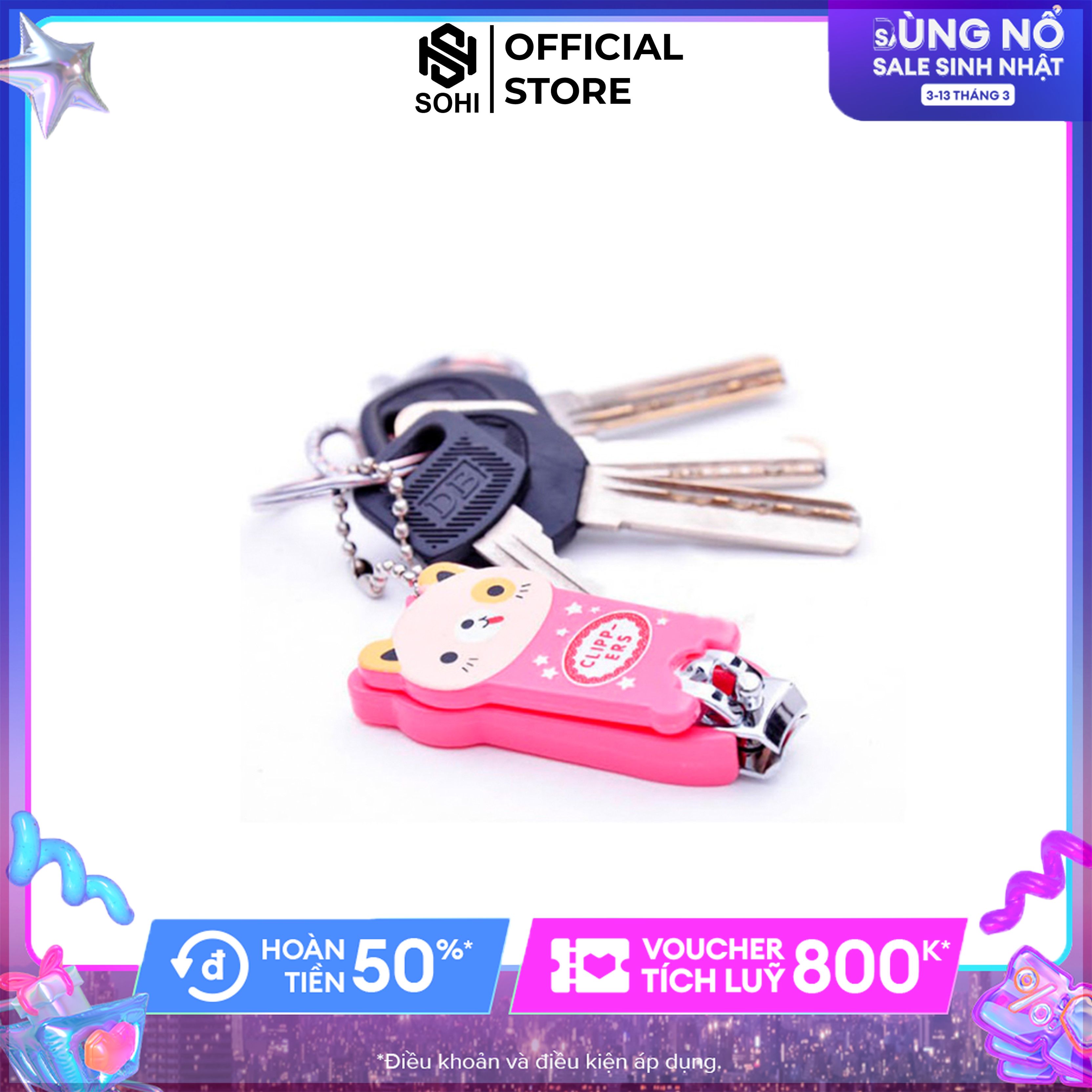 Bấm móng tay dễ thương, bấm móng tay cho bé hình thú mini siêu xinh