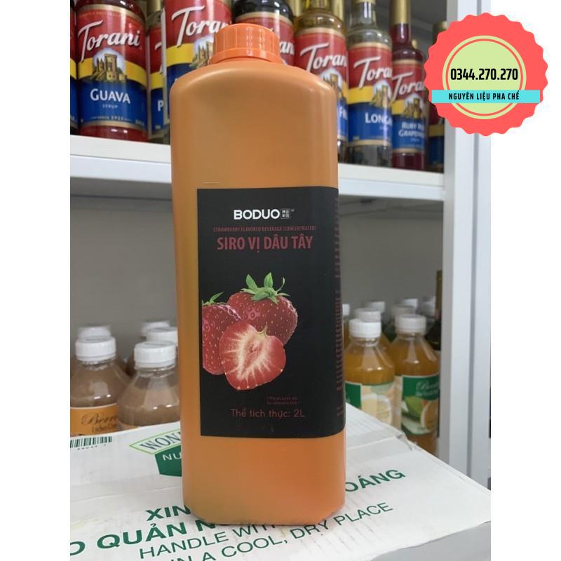 Syrup boduo dâu 2l