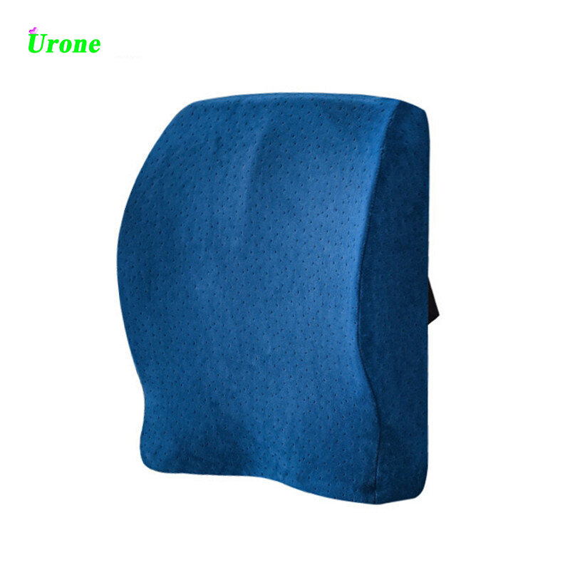 Urone gối kê lưng gối tựa lưng ghế văn phòng Mục đích kép gối tựa lưng Đệm ngồi / Hỗ trợ thắt lưng Đệm Thắt Lưng Đệm Lưng Ghế Xe Hơi Đệm Ghế Gối Văn Phòng Thắt Lưng Gối Thắt Lưng Học Sinh Gối Thắt Lưng