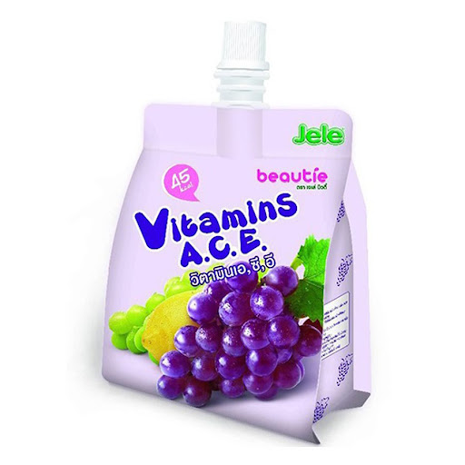 [HCM]Nước &Eacutep Tr&aacutei C&acircy Thạch Jele Beautie Vitamin A C E 150g/t&uacutei Nhập Khẩu Th&aacutei Lan Ch&iacutenh H&atildeng